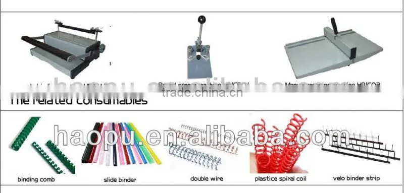 Auto comb&wire binding machine