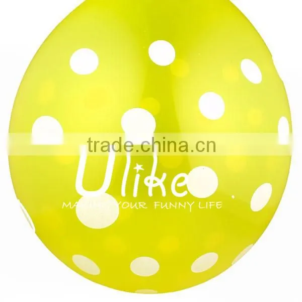 2014 promotional ballons printed latex ballon Polka Dot Balloons decoration ballon s