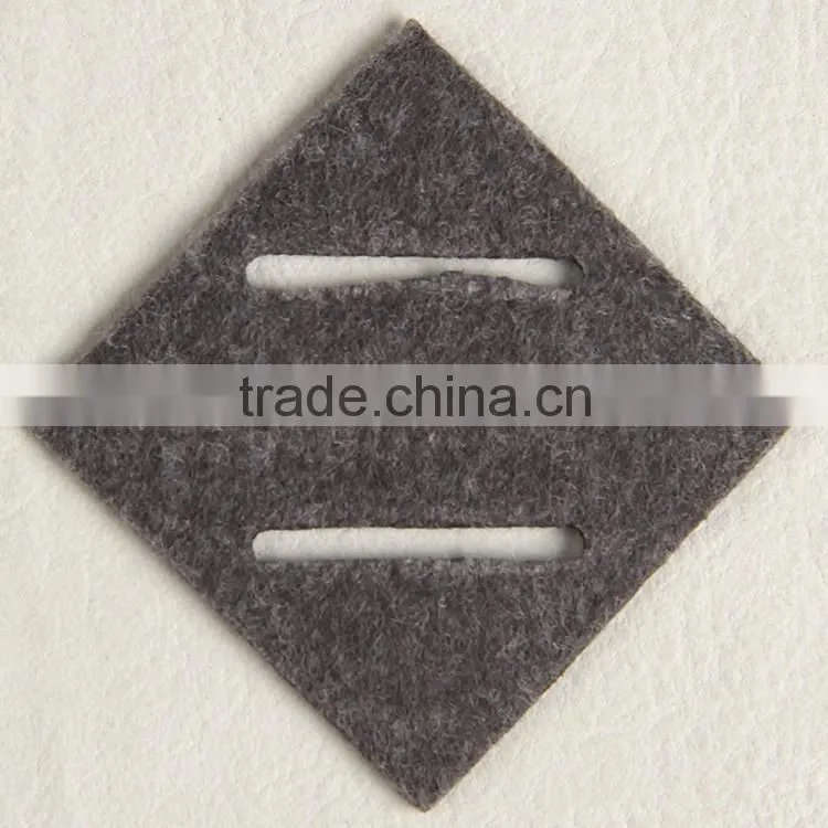China credible label factory produce printing & embossing leather patch label for women's handbag