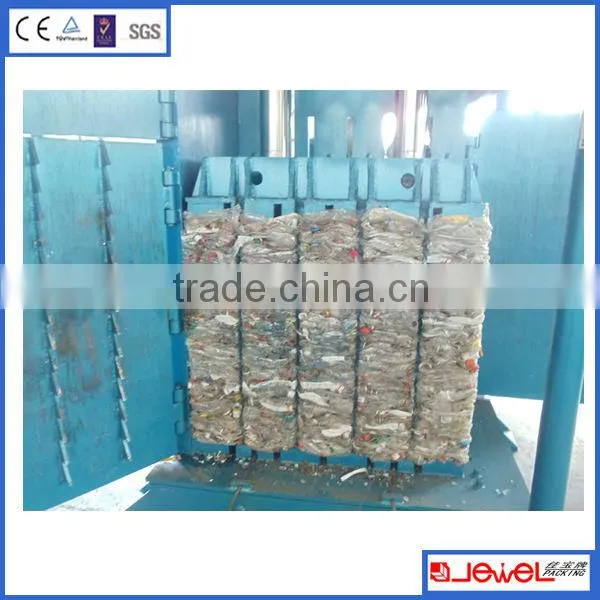 Powerful force hydraulic baler machine for hard plastic, rubber, carton, sponge