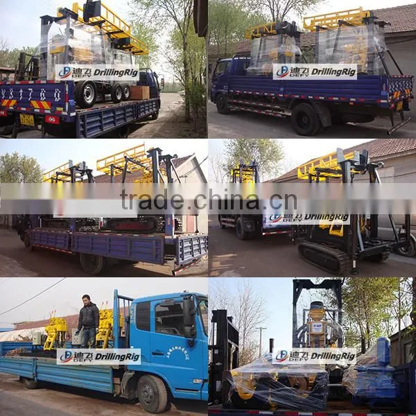 XY-200C Crawler Mounted Mining Blast Hole Drilling Rig for Sale