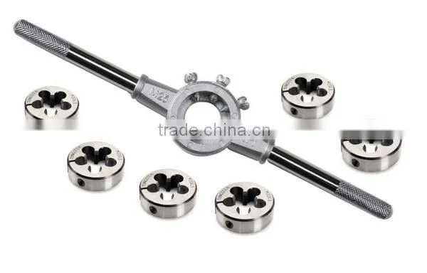 2016 7PC metric die set cutting tool round die