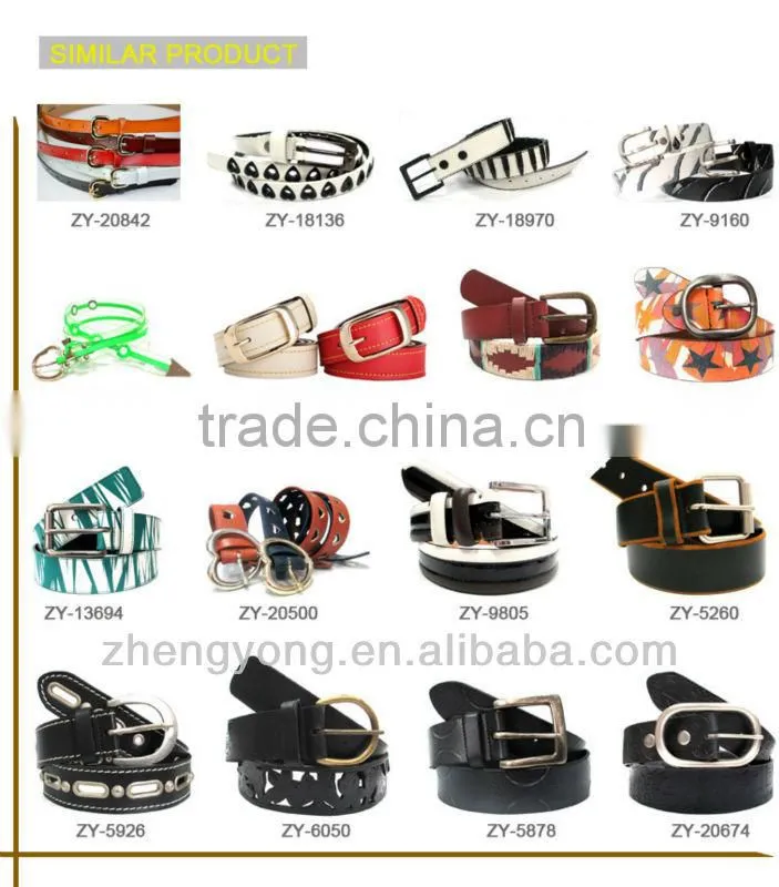 (ZY-18970) teenage belt,metal bullet belt,bullet leather belts