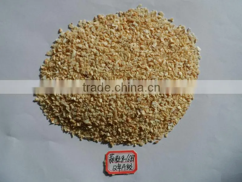 dried garlic granule with root