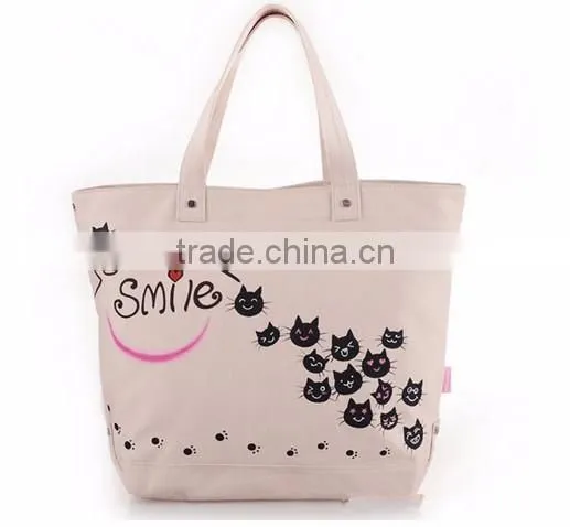 New arrival vintage heavy canvas tote bag beach cotton bag