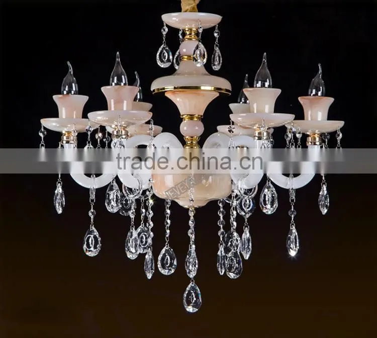 Hot Selling 6/8/10 Light Pendant Chandelier First-degree K9 Crystal Luxury Living Room Chandelier