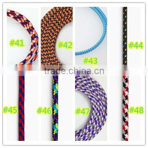 Promotional !!! Newest Stylish Colorful Braided Micro USB Cable for HTC Motorola Blackberry Mobile Phones