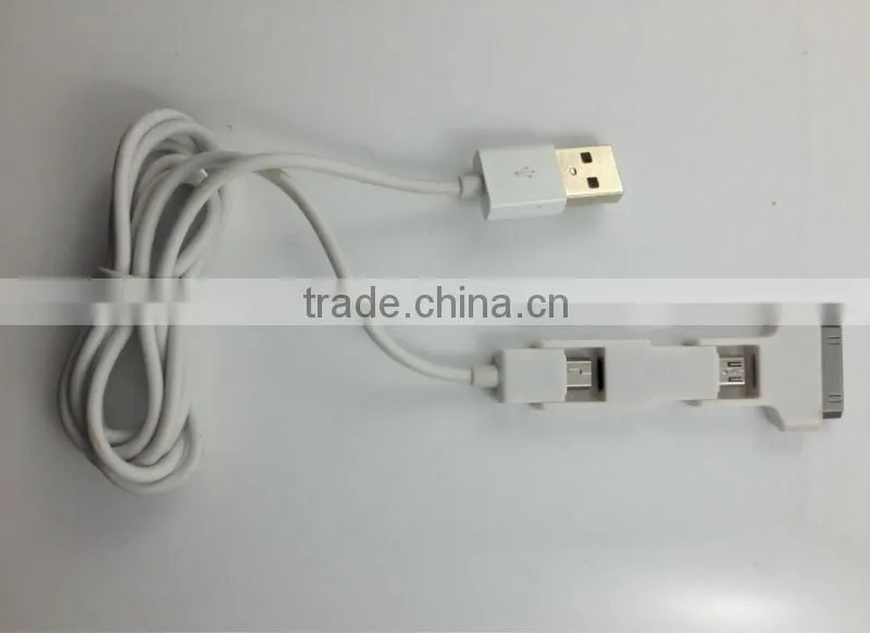 3in1 usb mobile cable for iphone htc bb nokia