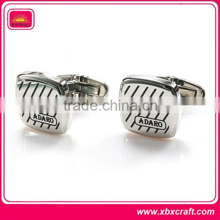 high quality gold cufflinks with custom logo