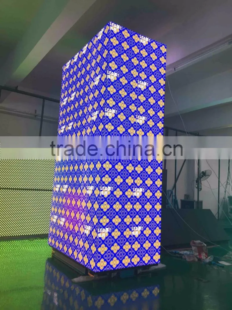 High Resolution P3 Led Cube Display SMD full color indoor led Display for stage/wedding/exhibition/night club