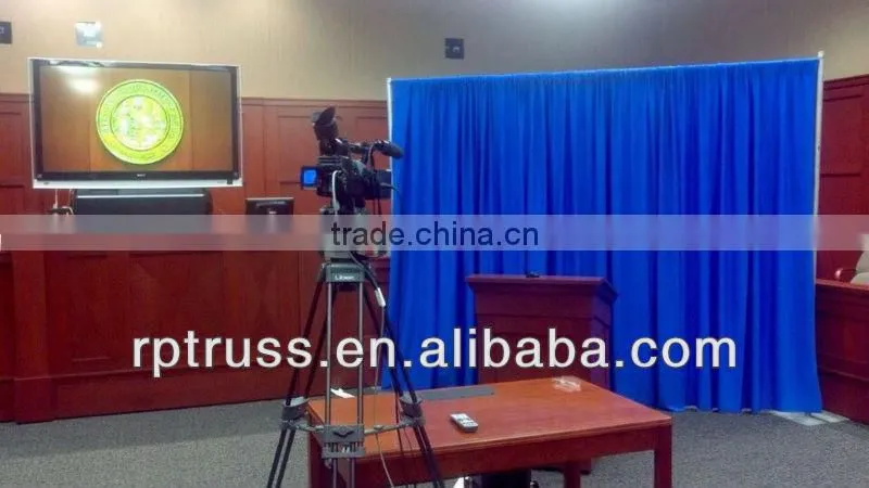Telescopic pipe and drape for wedding decoration, wedding backdrop stand easy to assemble