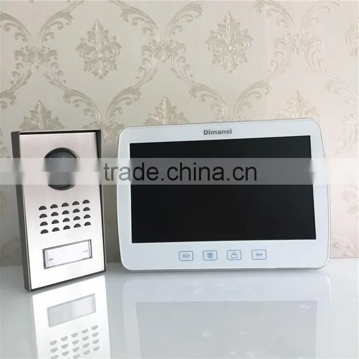 smart home 4-wired waterproof ccd camera handfree