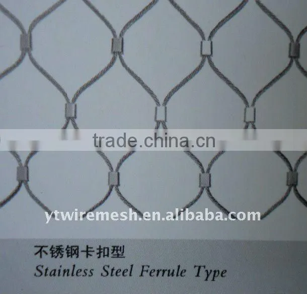 stainless steel ferrule rope mesh