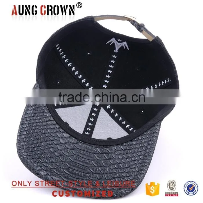 Fashion 6 panels 3D logo custom snap back hat