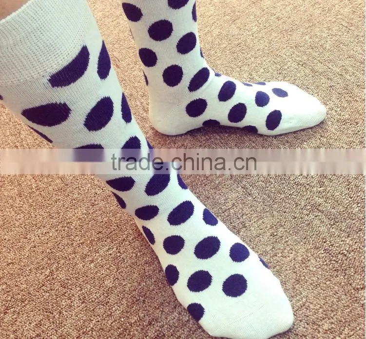Young Girls Socks On Sale Small MOQ Custom Logo Vivid Colored Dots Sock Wholesale