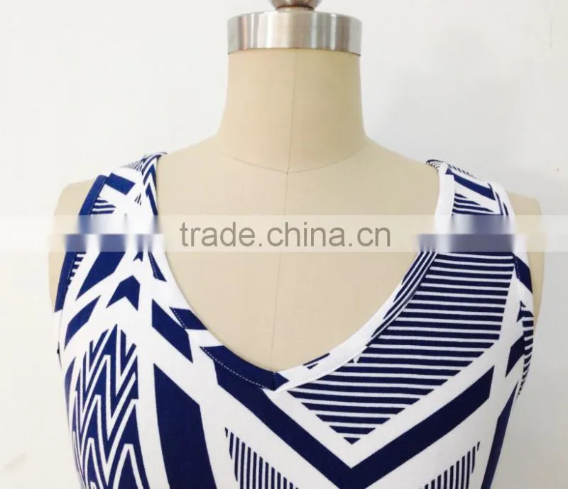 women printing dress