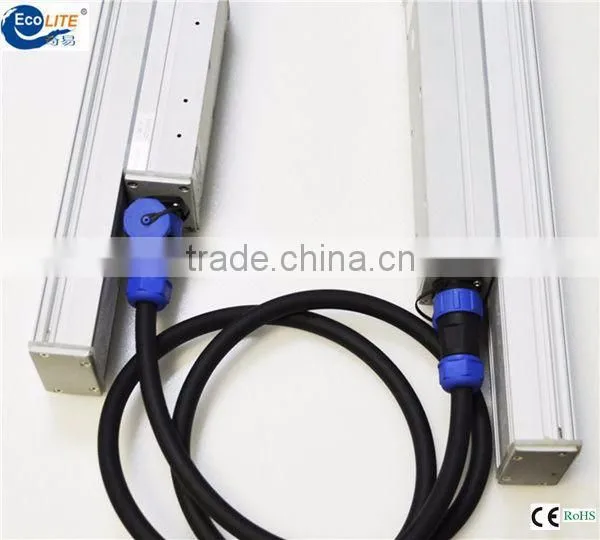 2016 outdoor lighting Meanwell drive tempered glass RGBW LED wall washer light