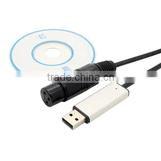 USB to DMX512 PC Controller Converter Adapter USB DMX512 Console
