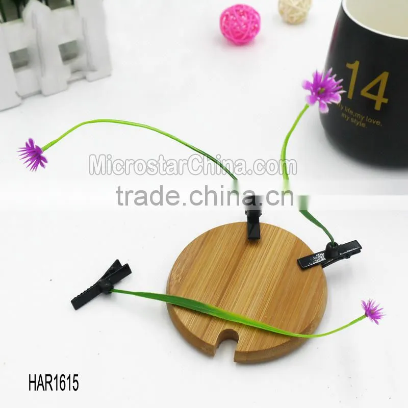 2015 Hot Holiday Gifts Bean Sprout Hairpins Bean Sprouts Flower Fruits Plants Grass Antenna Hairpins