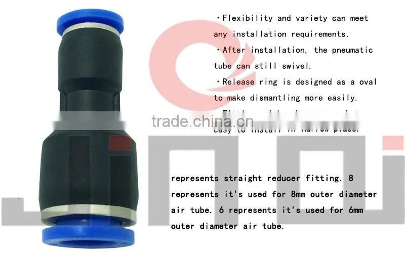 alibaba china manufacture one touch connector
