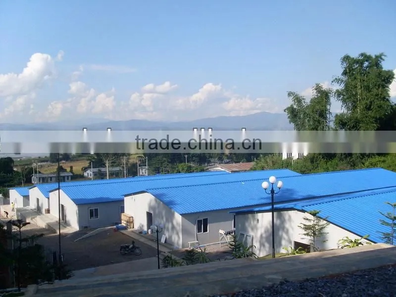 low cost light steel frame warehouse with eps panel for sale