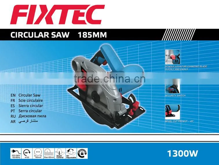 FIXTEC 1300W electric circular saw machine for wood