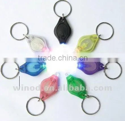 Personalized cheap keychains with LED Light