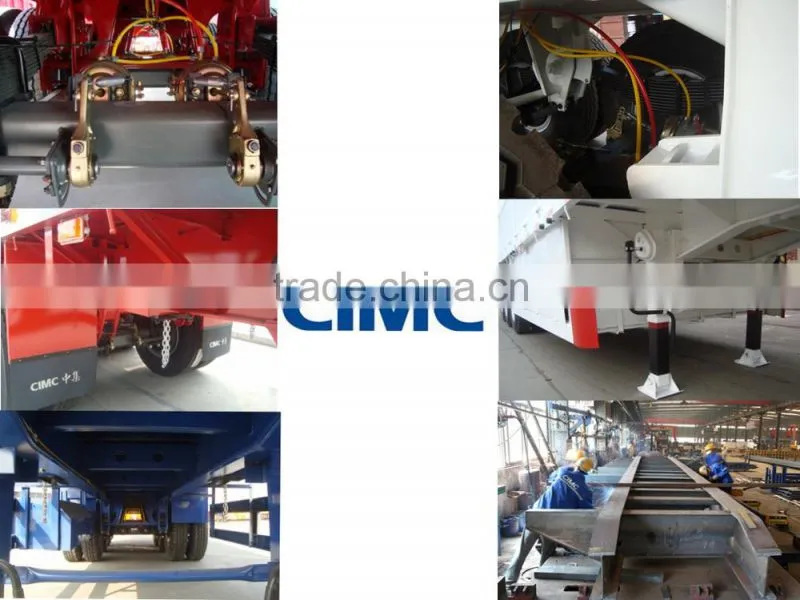 Heavy Duty Lowbed Lowboy Semi Trailer