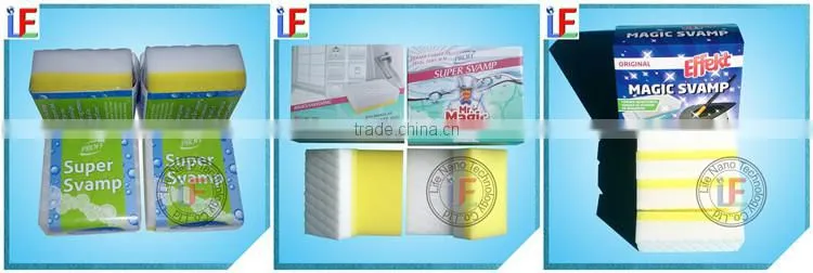 PU Melamine Sponge Magic Eraser Cleaner Eco-Friendly White Kitchen Sponge 2015 New