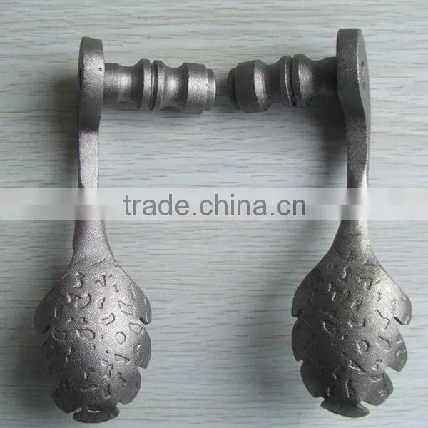 wrought iron door handle iron gate handle