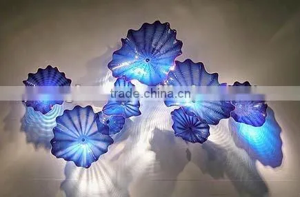 beautiful blown glass wall art xo-201219 and hand made wall art