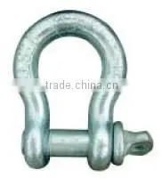 Qingdao port black customized anchor shackle manufacturer