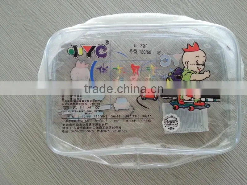 printing clear pvc zipper bag