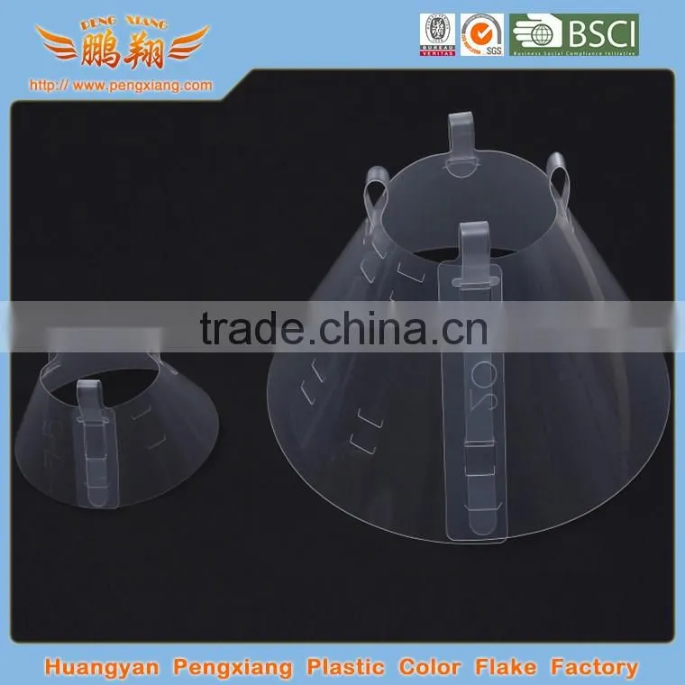 Plastic classic ttansparent dog collar