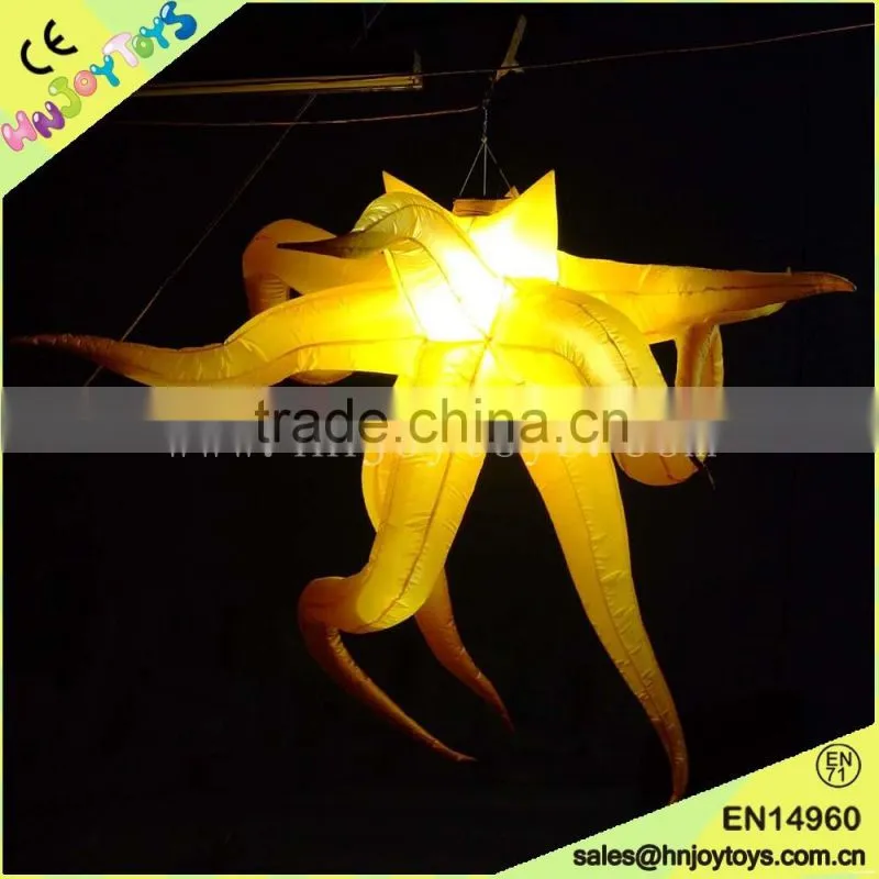 Custom LED inflatable 31 point star