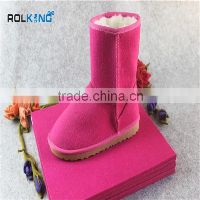 3mm coloful wool felt for slipper use