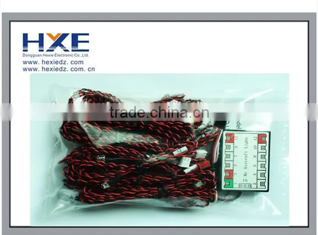 Good 14 LED Flashing Light Lamp System for RC Aircraft Plane Helicopters & Airplanes Glider Simulate