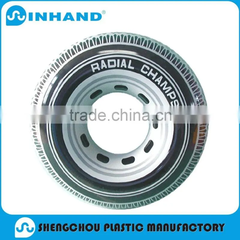 pvc inflatable swimming ring CMYK printing/Inflatable PVC Swimming Ring/pvc inflatable plastic twin swim ring for sale