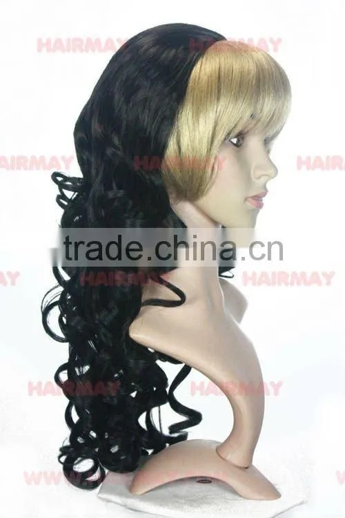 3/4 Wig black wig