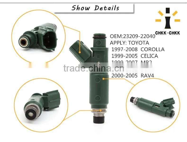 Low price Auto fuel Injector Nozzle For Toyota COROLLA MR2 RAV4 OEM 23209-22040