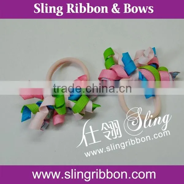 Wholesale Korker Ribbon Ponytail Bow