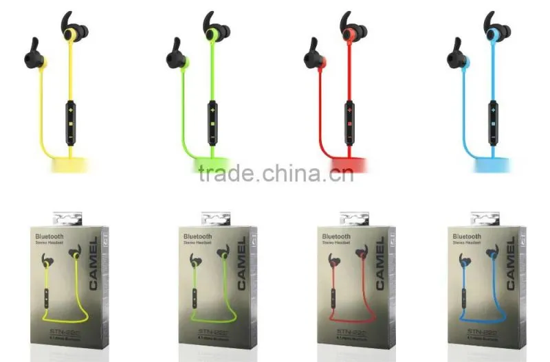 STN-222 sports style bluetooth headphone wireless mini portable bluetooth headset headphone