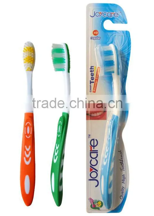 High quality healthy toothbrush with tongue cleaner