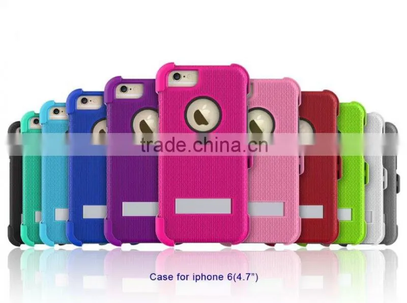 High Quality of 3 in 1 PC Case for Iphone 6