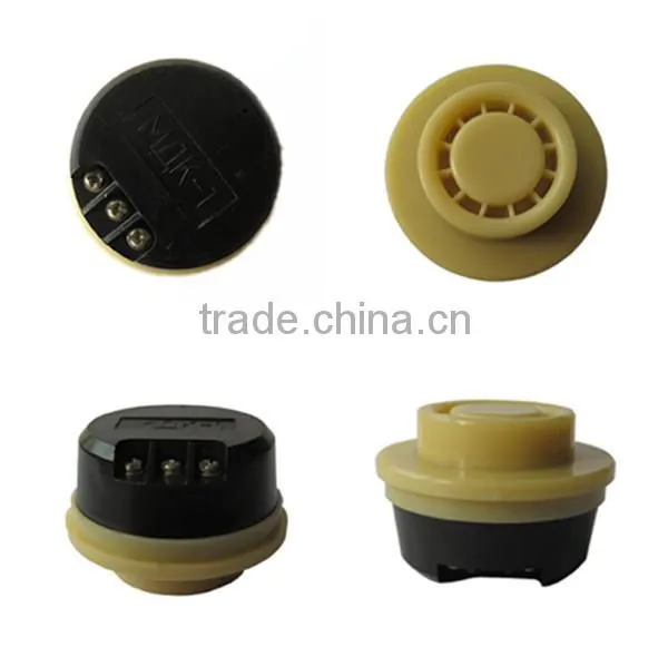 High performance round plastic microphone