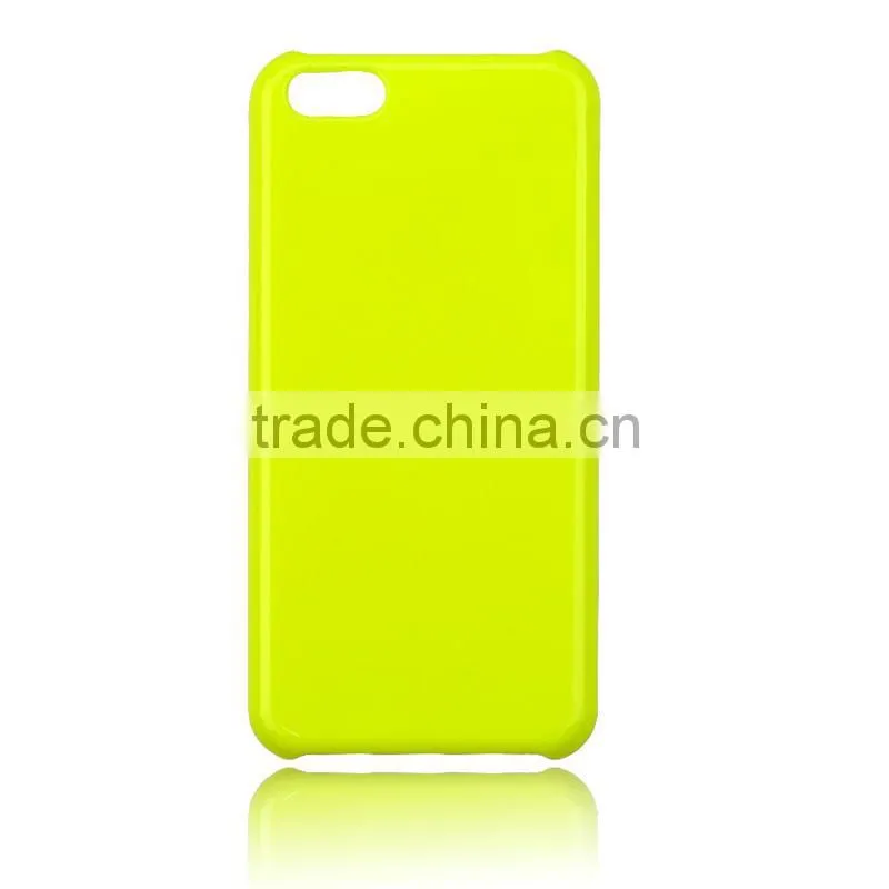 Candy color plastic protective case for iphone 5c