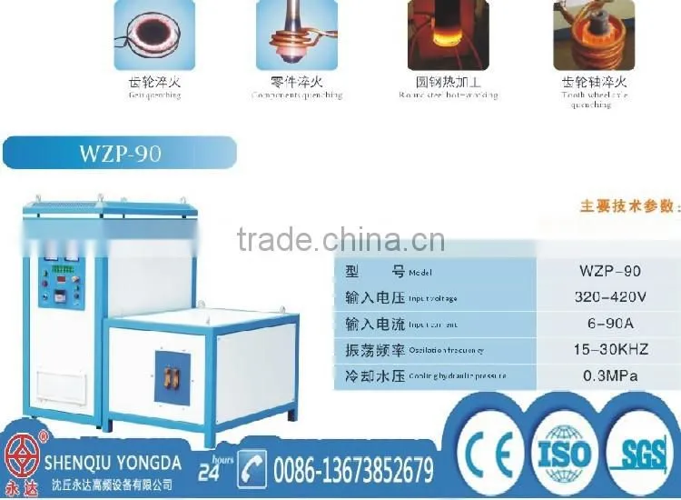 Induction heating furnaces for annealing stainless steel