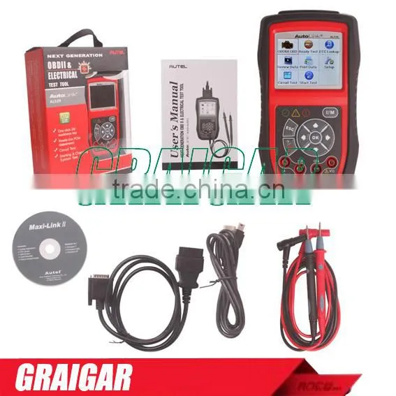 NEW Original Autel AutoLink AL539 OBDII/CAN SCAN TOOL AutoLink AL539 OBD2 CodeScanner Internet Update Multilingual Menu