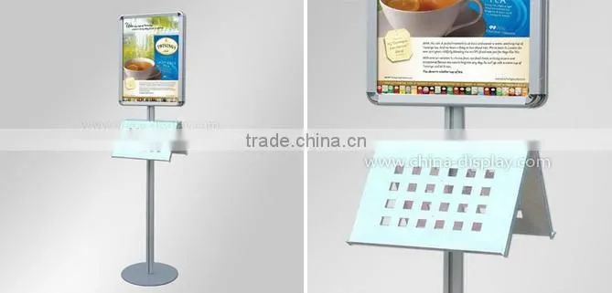 Multi Function Aluminum Advertising Poster Display Stand