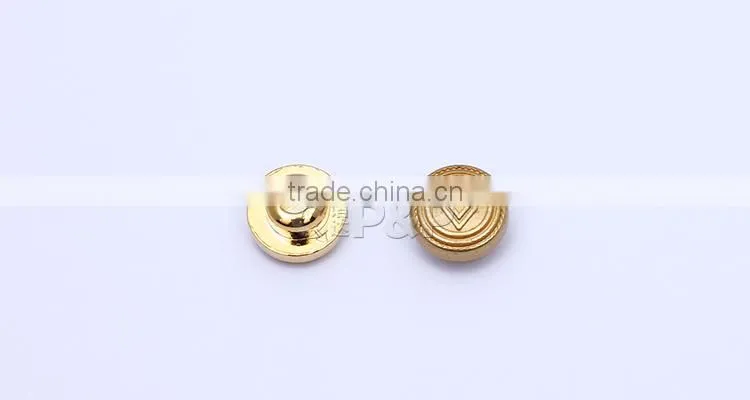 Hot sale 8mm gold flat head rivet sale jeans rivet